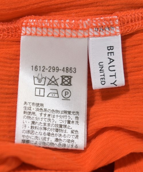 BEAUTY&YOUTH UNITED ARROWS（ビューティーアンドユースユナイテッドアローズ）Tシャツ・カットソー オレンジ サイズ:-(S位) レディース/2200617298151