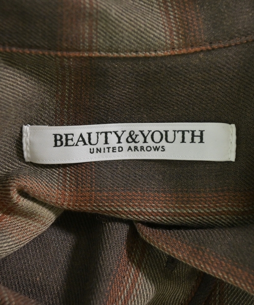 BEAUTY&YOUTH UNITED ARROWS（ビューティーアンドユースユナイテッドアローズ）カジュアルシャツ 茶 サイズ:F レディース/2200615316291