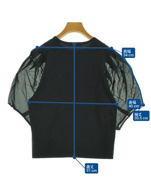 BEAUTY&YOUTH UNITED ARROWS（ビューティーアンドユースユナイテッドアローズ）Tシャツ・カットソー 黒 サイズ:F レディース/2200628412034