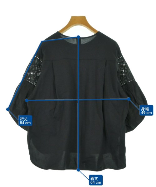 BEAUTY&YOUTH UNITED ARROWS（ビューティーアンドユースユナイテッドアローズ）ブラウス 黒 サイズ:F レディース/2200628412041