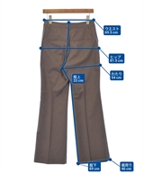 BEAUTY&YOUTH UNITED ARROWS（ビューティーアンドユースユナイテッドアローズ）スラックス 茶 サイズ:L レディース/2200628683403