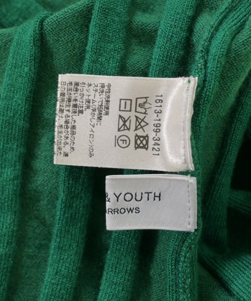 BEAUTY&YOUTH UNITED ARROWS（ビューティーアンドユースユナイテッドアローズ）ニット・セーター 緑 サイズ:-(XS位) レディース/2200628967084