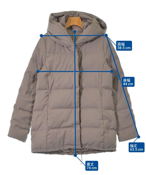 BEAUTY&YOUTH UNITED ARROWS（ビューティーアンドユースユナイテッドアローズ）ダウンジャケット/ダウンベスト グレー サイズ:M レディース/2200614999310