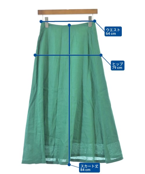 BEAUTY&YOUTH UNITED ARROWS（ビューティーアンドユースユナイテッドアローズ）ロング・マキシ丈スカート 緑 サイズ:S レディース/2200616092071