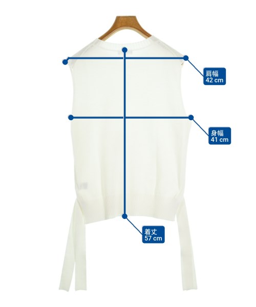 BEAUTY&YOUTH UNITED ARROWS（ビューティーアンドユースユナイテッドアローズ）ベスト 白 サイズ:-(M位) レディース/2200617900078