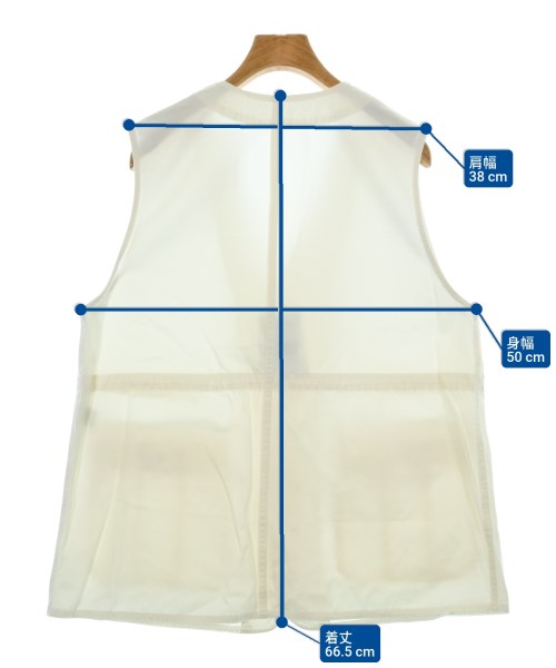 BEAUTY&YOUTH UNITED ARROWS（ビューティーアンドユースユナイテッドアローズ）ベスト 白 サイズ:F レディース/2200617431176