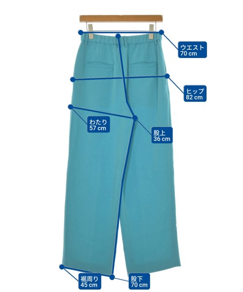 BEAUTY&YOUTH UNITED ARROWS（ビューティーアンドユースユナイテッドアローズ）スラックス 青 サイズ:L レディース/2200628159021