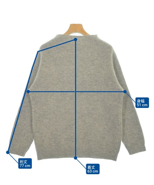 BEAUTY&YOUTH UNITED ARROWS（ビューティーアンドユースユナイテッドアローズ）ニット・セーター グレー サイズ:F レディース/2200618673025