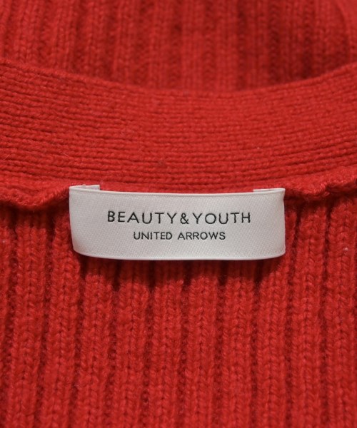 BEAUTY&YOUTH UNITED ARROWS（ビューティーアンドユースユナイテッドアローズ）カーディガン 赤 サイズ:F レディース/2200626730031