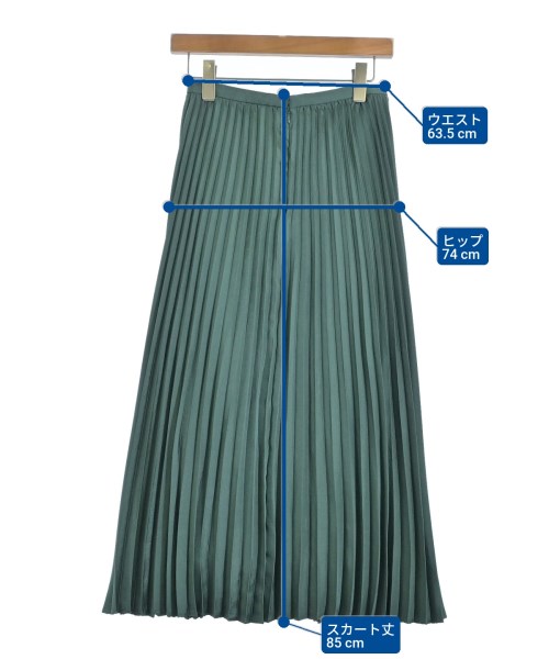 BEAUTY&YOUTH UNITED ARROWS（ビューティーアンドユースユナイテッドアローズ）ロング・マキシ丈スカート 緑 サイズ:S レディース/2200632769032