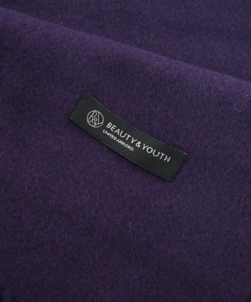 BEAUTY&YOUTH UNITED ARROWS（ビューティーアンドユースユナイテッドアローズ）マフラー 紫 サイズ:- レディース/2200617860099
