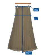 BEAUTY&YOUTH UNITED ARROWS（ビューティーアンドユースユナイテッドアローズ）ロング・マキシ丈スカート カーキ サイズ:M レディース/2200629936010