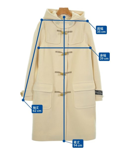 BEAUTY&YOUTH UNITED ARROWS（ビューティーアンドユースユナイテッドアローズ）ダッフルコート 白 サイズ:M レディース/2200633547011