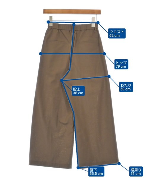 BEAUTY&YOUTH UNITED ARROWS（ビューティーアンドユースユナイテッドアローズ）スラックス 茶 サイズ:XS レディース/2200633919047