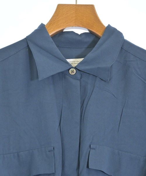 BEAUTY&YOUTH UNITED ARROWS（ビューティーアンドユースユナイテッドアローズ）シャツワンピース 青 サイズ:S レディース/2200619548056