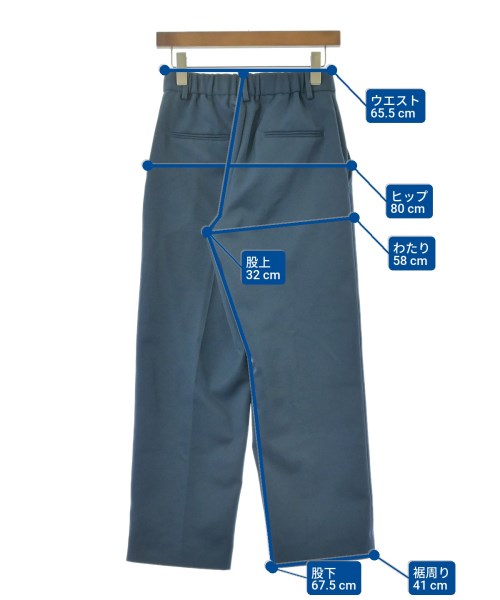 BEAUTY&YOUTH UNITED ARROWS（ビューティーアンドユースユナイテッドアローズ）スラックス 青 サイズ:S レディース/2200621137040