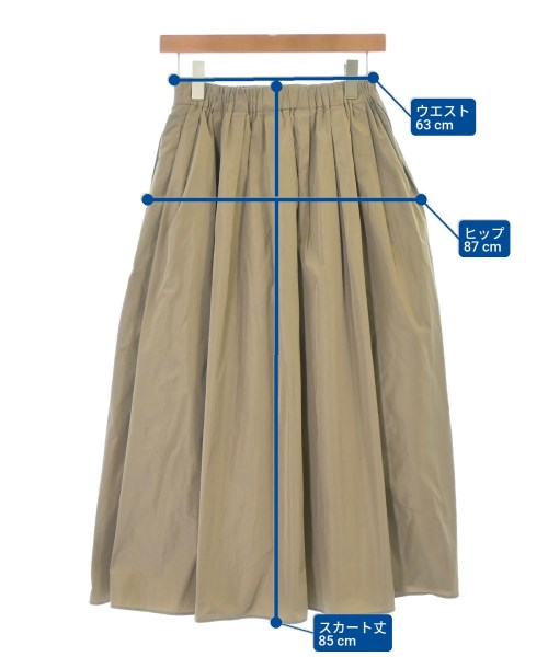 BEAUTY&YOUTH UNITED ARROWS（ビューティーアンドユースユナイテッドアローズ）ロング・マキシ丈スカート ベージュ サイズ:S レディース/2200630650066