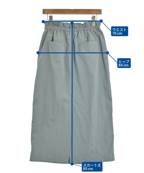 BEAUTY&YOUTH UNITED ARROWS（ビューティーアンドユースユナイテッドアローズ）ロング・マキシ丈スカート グレー サイズ:S レディース/2200607309096