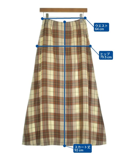 BEAUTY&YOUTH UNITED ARROWS（ビューティーアンドユースユナイテッドアローズ）ロング・マキシ丈スカート 茶 サイズ:M レディース/2200607248029