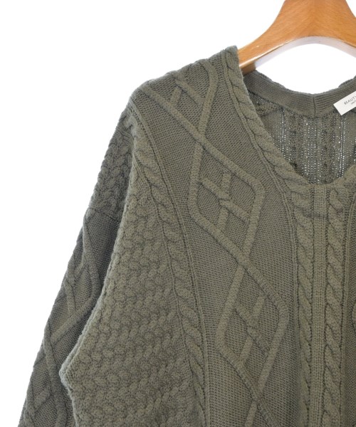 BEAUTY&YOUTH UNITED ARROWS（ビューティーアンドユースユナイテッドアローズ）ニット・セーター カーキ サイズ:F レディース/2200609006047