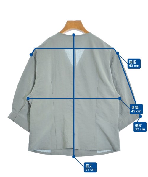 BEAUTY&YOUTH UNITED ARROWS（ビューティーアンドユースユナイテッドアローズ）ブラウス グレー サイズ:-(L位) レディース/2200609006092