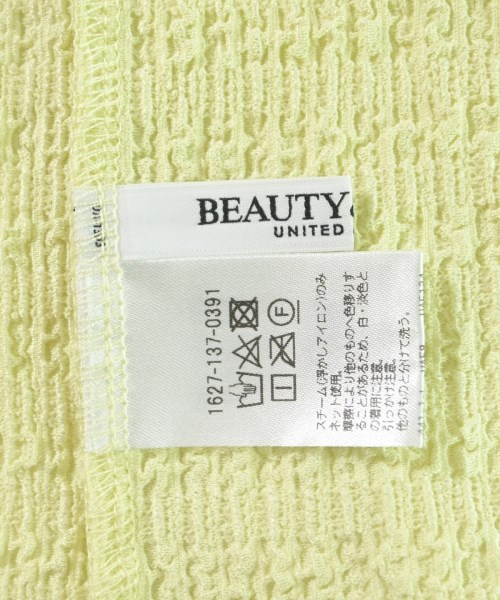 BEAUTY&YOUTH UNITED ARROWS（ビューティーアンドユースユナイテッドアローズ）ブラウス 黄 サイズ:F レディース/2200609168059