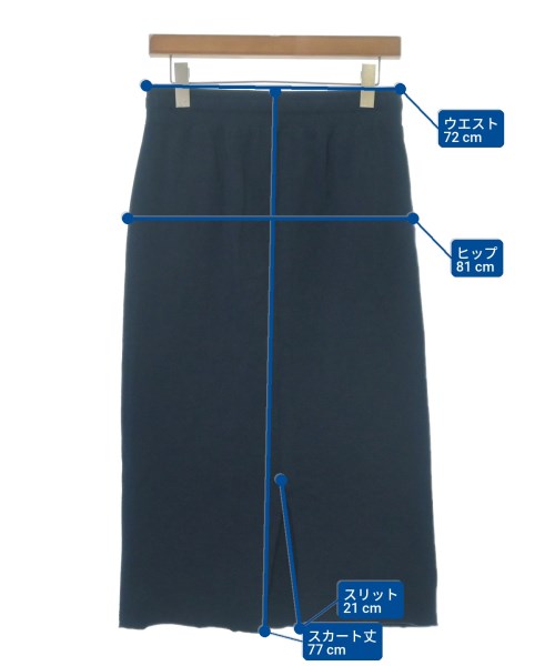 BEAUTY&YOUTH UNITED ARROWS（ビューティーアンドユースユナイテッドアローズ）ロング・マキシ丈スカート 紺 サイズ:-(M位) レディース/2200607675030