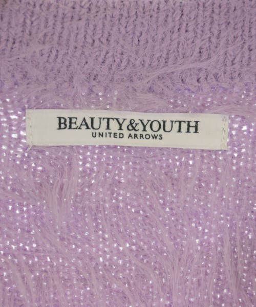 BEAUTY&YOUTH UNITED ARROWS（ビューティーアンドユースユナイテッドアローズ）ニット・セーター 紫 サイズ:F レディース/2200608354033
