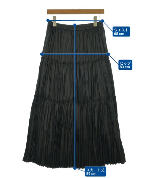 BEAUTY&YOUTH UNITED ARROWS（ビューティーアンドユースユナイテッドアローズ）ロング・マキシ丈スカート 黒 サイズ:M レディース/2200611705402