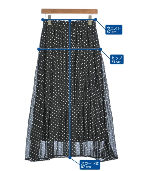 BEAUTY&YOUTH UNITED ARROWS（ビューティーアンドユースユナイテッドアローズ）ロング・マキシ丈スカート 黒 サイズ:-(M位) レディース/2200612432222