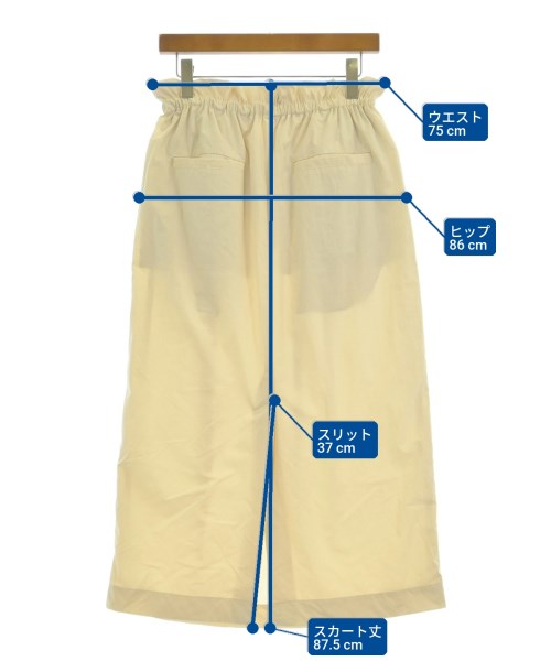 BEAUTY&YOUTH UNITED ARROWS（ビューティーアンドユースユナイテッドアローズ）ロング・マキシ丈スカート ベージュ サイズ:M レディース/2200606707220