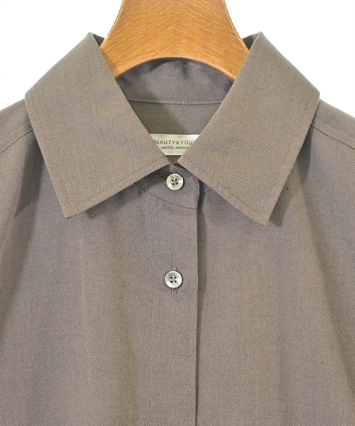 BEAUTY&YOUTH UNITED ARROWS（ビューティーアンドユースユナイテッドアローズ）カジュアルシャツ 茶 サイズ:F レディース/2200608707594