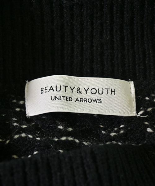 BEAUTY&YOUTH UNITED ARROWS（ビューティーアンドユースユナイテッドアローズ）ニット・セーター 黒 サイズ:F レディース/2200610350153