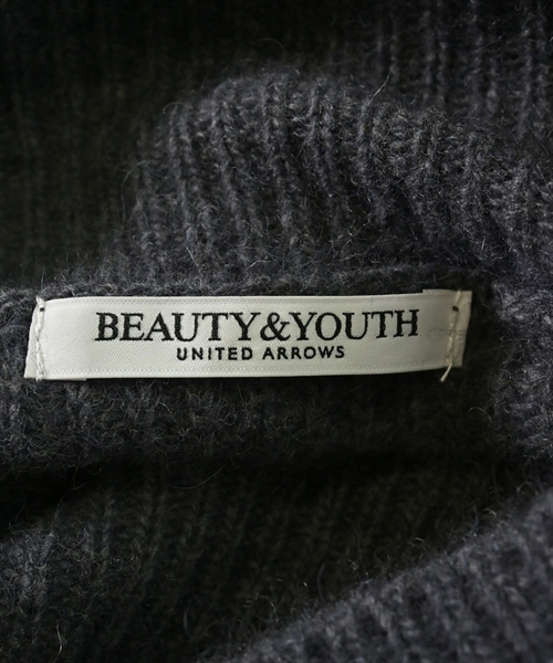 BEAUTY&YOUTH UNITED ARROWS（ビューティーアンドユースユナイテッドアローズ）ニット・セーター グレー サイズ:F レディース/2200613157018