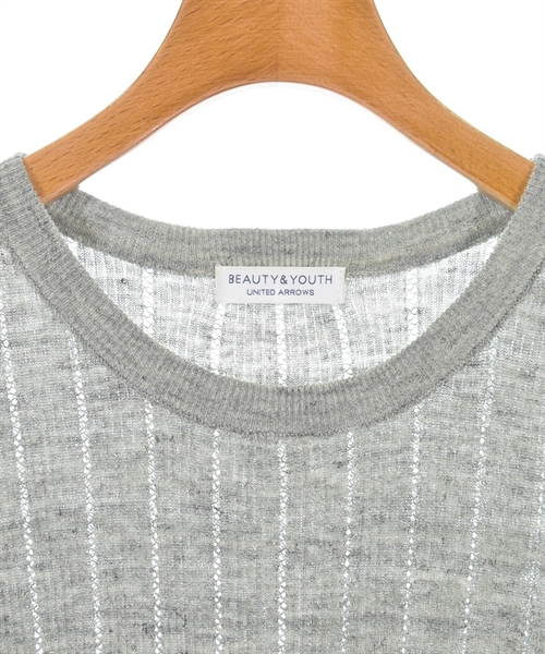 BEAUTY&YOUTH UNITED ARROWS（ビューティーアンドユースユナイテッドアローズ）ニット・セーター グレー サイズ:-(XS位) レディース/2200613322089