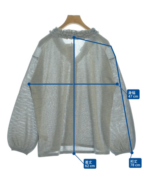 BEAUTY&YOUTH UNITED ARROWS（ビューティーアンドユースユナイテッドアローズ）ニット・セーター グレー サイズ:F レディース/2200608589121