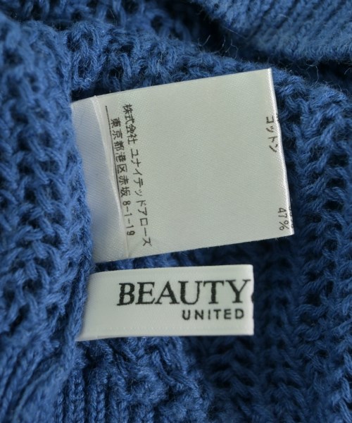 BEAUTY&YOUTH UNITED ARROWS（ビューティーアンドユースユナイテッドアローズ）ニット・セーター 青 サイズ:-(M位) レディース/2200611196095
