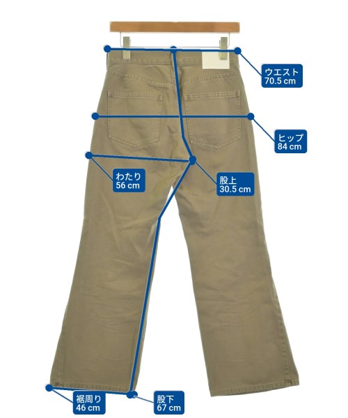 BEAUTY&YOUTH UNITED ARROWS（ビューティーアンドユースユナイテッドアローズ）デニムパンツ 茶 サイズ:S レディース/2200613447096