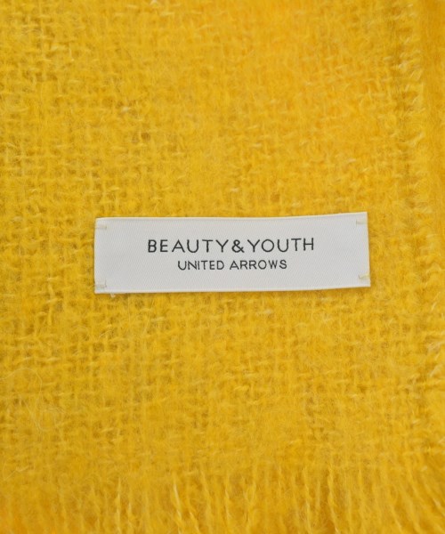 BEAUTY&YOUTH UNITED ARROWS（ビューティーアンドユースユナイテッドアローズ）マフラー 黄 サイズ:- レディース/2200615079097