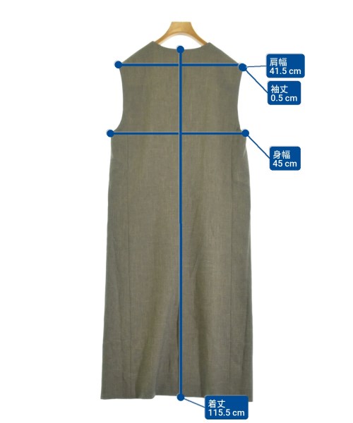BEAUTY&YOUTH UNITED ARROWS（ビューティーアンドユースユナイテッドアローズ）ワンピース グレー サイズ:S レディース/2200612144088
