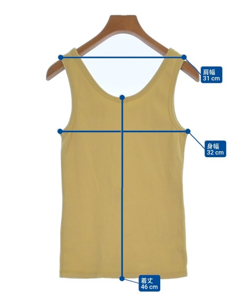 BEAUTY&YOUTH UNITED ARROWS（ビューティーアンドユースユナイテッドアローズ）タンクトップ 黄 サイズ:-(XS位) レディース/2200612144170