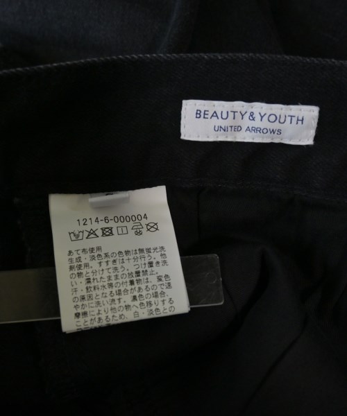 BEAUTY&YOUTH UNITED ARROWS（ビューティーアンドユースユナイテッドアローズ）デニムパンツ 黒 サイズ:S メンズ/2200613493123