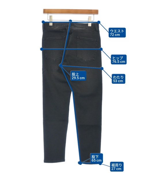 BEAUTY&YOUTH UNITED ARROWS（ビューティーアンドユースユナイテッドアローズ）デニムパンツ 黒 サイズ:S メンズ/2200613493130