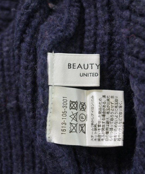 BEAUTY&YOUTH UNITED ARROWS（ビューティーアンドユースユナイテッドアローズ）ニット・セーター 紺 サイズ:F レディース/2200615729022