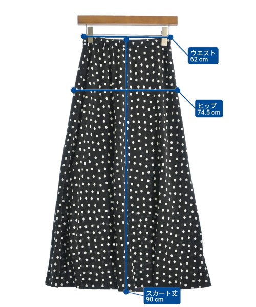 BEAUTY&YOUTH UNITED ARROWS（ビューティーアンドユースユナイテッドアローズ）ロング・マキシ丈スカート 黒 サイズ:S レディース/2200612809093