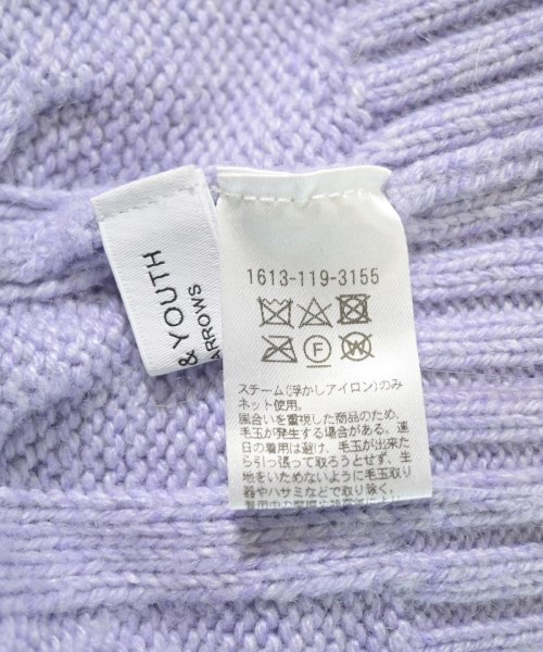 BEAUTY&YOUTH UNITED ARROWS（ビューティーアンドユースユナイテッドアローズ）ニット・セーター 紫 サイズ:F レディース/2200614553017