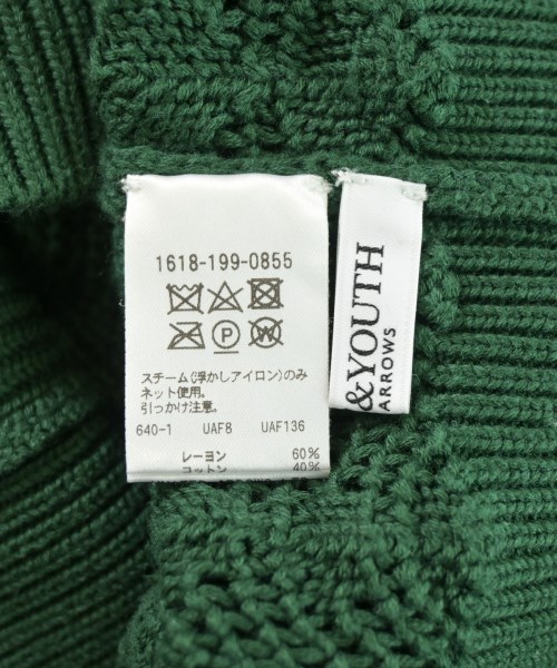 BEAUTY&YOUTH UNITED ARROWS（ビューティーアンドユースユナイテッドアローズ）ニット・セーター 緑 サイズ:-(S位) レディース/2200616943052