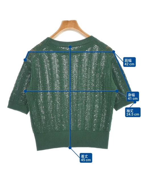 BEAUTY&YOUTH UNITED ARROWS（ビューティーアンドユースユナイテッドアローズ）ニット・セーター 緑 サイズ:-(S位) レディース/2200616943052