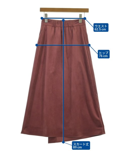 BEAUTY&YOUTH UNITED ARROWS（ビューティーアンドユースユナイテッドアローズ）ロング・マキシ丈スカート ピンク サイズ:S レディース/2200617020042