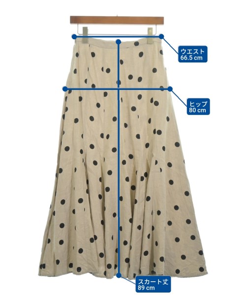 BEAUTY&YOUTH UNITED ARROWS（ビューティーアンドユースユナイテッドアローズ）ロング・マキシ丈スカート ベージュ サイズ:M レディース/2200617222057